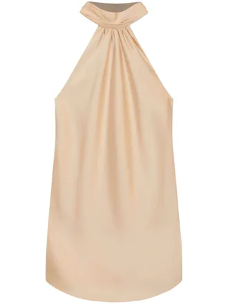 SIMKHAI Thea halterneck top - Neutrals
