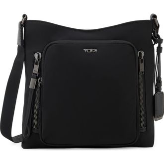 Tumi Voyageur Tyler Crossbody Bag in Black/gunmetal at Nordstrom