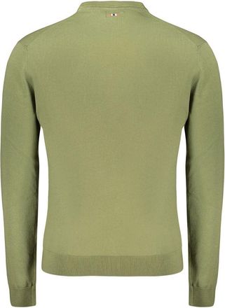 Napapijri Logo-Embroidered Cotton Sweatshirt - Green