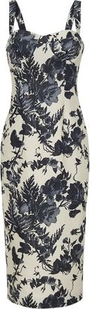 Cara Cara Claudine floral-print midi dress - Neutrals
