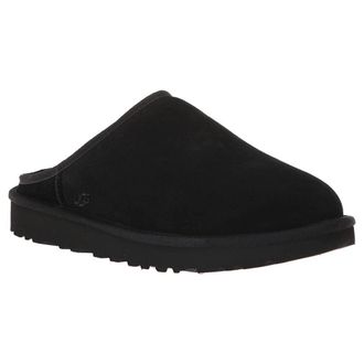 UGG Classic Slip On Suede Mens Slip On Sandals - Black - Size:UK 10