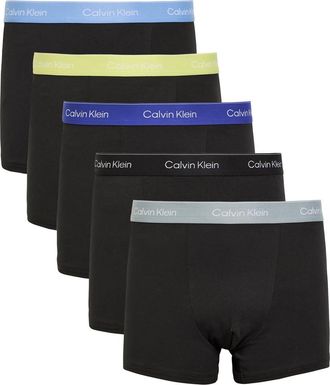 Calvin Klein Icon Stretch-cotton Trunks - set of Five - Black - L