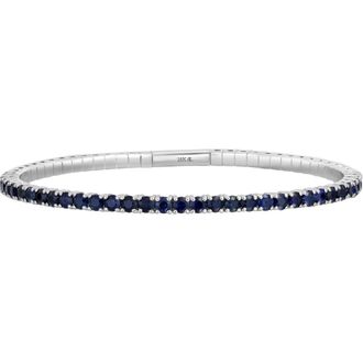 Bony Levy El Mar Gemstone Bracelet in 18K White Gold Sapphire at Nordstrom, Size Medium