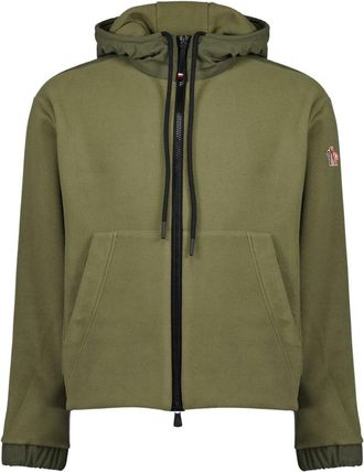 Moncler Polartec Zip-Up Vest - Heren - Zomerjassen - Groen - M - Polyester - Jassen