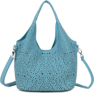 Generic Stylish Two-in-One Womens Shoulder Bag | Large Capacity Handbag with Inner Pouch Organizer Crossbody Handbag H367 (Blue)