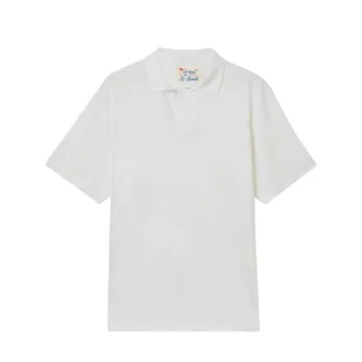 MC2 Saint Barth Polo Shirts, male, White, Size: XL Fraser Polo
