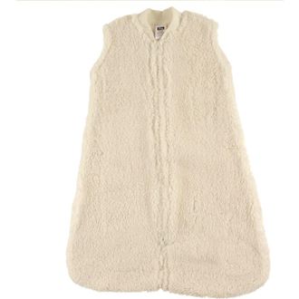 Hudson Baby Fluffy Lined Sleep Cocoon in Cream Sherpa at Nordstrom