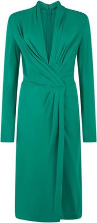 Alberta Ferretti Lange Jurk - Dames - Casual kleedjes - Groen - M - Kleedjes
