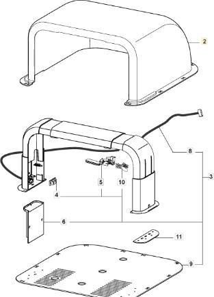 STIGA Sports Tapa De Garaje Original Stiga - 1126-1472-01