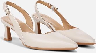 Naturalizer Dalary I4621L8253 Pump Satin Pearl Leather Slingback HAWK253