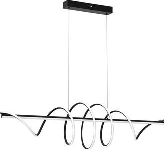 OEM L&aacute;mpara Colgante Twist Negra 90w Led