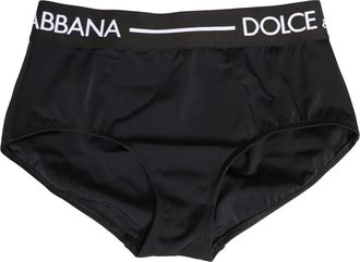 Dolce & Gabbana Coulotte Panty - Dames - Onderbroek - Zwart - S - Nylon - Ondergoed