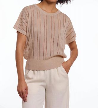 Rino&Pelle Trijn Knitted Top In Oat