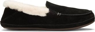 Olukai Womens Mule Ku Una Slipper In Black/black