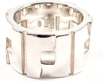 Gucci Silver Silver 925 Band Ring (Pre-Owned)