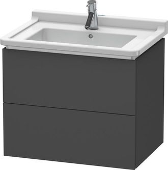 Duravit Duravit - L-cube Mueble De Pared, 2 Cajones, 670mm, Para Starck 3