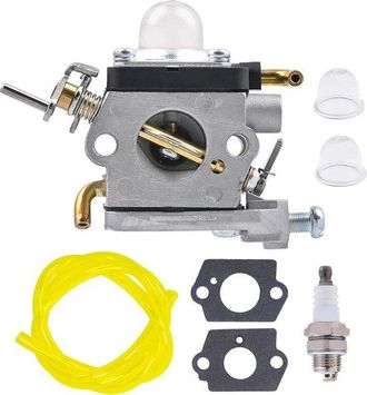 OEM Adecuado Para Carburador 122 Con Buj&iacute;a, L&iacute;nea De Combustible Para Husqvarna 122c 122ldx 122lk 22cc 574386701 581734301, Filtro De Combustible