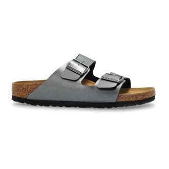 Birkenstock Arizina BS Slides - Dames - Sandalen - Grijs - 39 EU - Schoenen