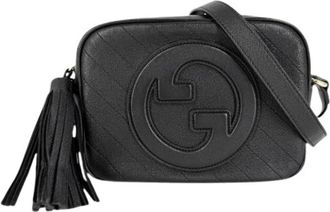 Gucci Pre-owned Vintage Schoudertas - Dames - Vintage Schoudertas - Zwart - ONE Size - Leer - Vintage