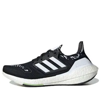 adidas (WMNS) adidas Ultraboost 22 Black White Almost Lime GX8019