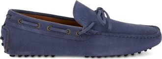 Boggi Milano Mocassini da barca in pelle scamosciata - Blu