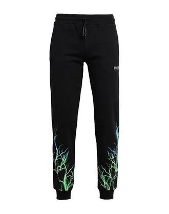 Phobia Archive BLACK PANTS WITH GREEN AND LIGHTBLUE LIGHTNING