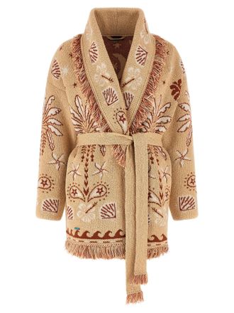 Alanui Womens Echoes Of The Island Cardigan