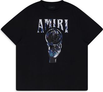 Amiri Black Crystal Ball Tee