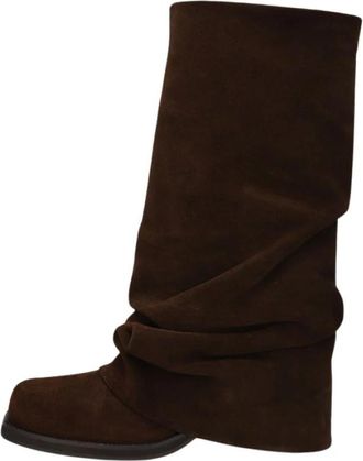 Toral Shoes Kora Hoge Laarzen - Dames - Hoge Laarzen - Bruin - 41 EU - Schoenen