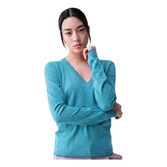Liu Jo Maglia Girocollo - - Knitwear - Donna - Blu - L