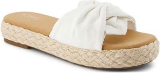 Toms Abby Plaftorm Slide Sandal in White at Nordstrom, Size 7.5