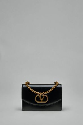 Valentino VLogo Signature Foldover Top Shoulder Bag