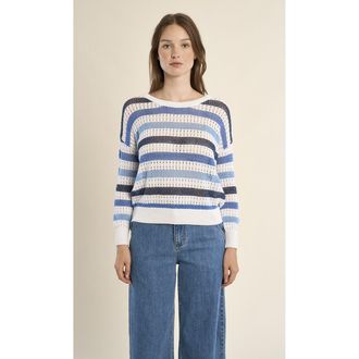 Molly Bracken Gestreepte trui met lange mouwen