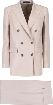 Tagliatore Light Gray T Jasmine Linen Suit