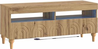 vidaXL Mueble De Tv Led Roble Artisan Madera De Ingenier&iacute;a Vidaxl