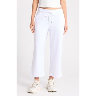 DKNY Drawstring Waist Crop Pants in White at Nordstrom Rack, Size X-Small
