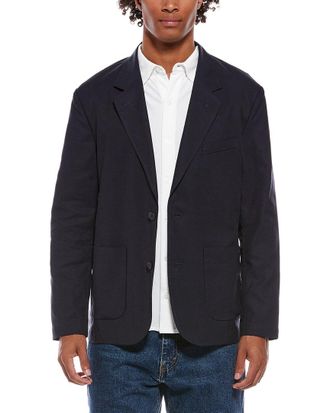 Vince Relaxed Linen-Blend Blazer