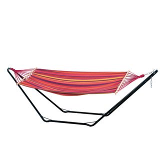 Amazonas Sandals Amazonas Beach Hammock & metal Stand Single Set