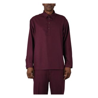 Nine In The Morning Casual overhemd - Heren - Overhemden - Paars - Maat: XL