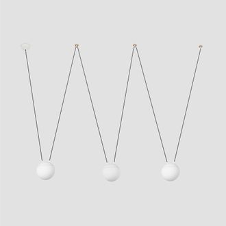 Netlighting Mine 3 Light White Suspension Pendant E27