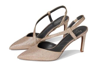 Franco Sarto Peyton Strappy Sandals Womens Shoes Platinum Metallic : 6.5 M, Textile