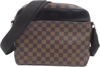 Louis Vuitton Damier Canvas Ebene Coated Canvas Shoulder Bag (Pre-Owned)
