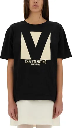 Valentino Chez Valentino Print T Shirt