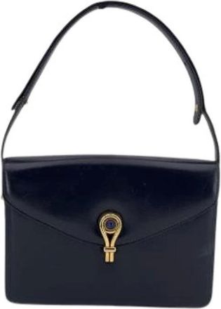 Gucci Pre-owned Shoulder Bags, female, Blue, Size: ONE SIZE Pre-owned Vintage Shoulder Bag