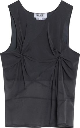 The Attico Grijze Tank Top Canotta Stijl - Dames - Tops zonder mouwen - Grijs - S - Tops
