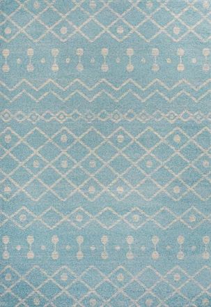 Jonathan Y Designs Aksil Moroccan Beni Souk Area Rug in Turquoise/cream at Nordstrom, Size 3Ft 0In X 5Ft 0In
