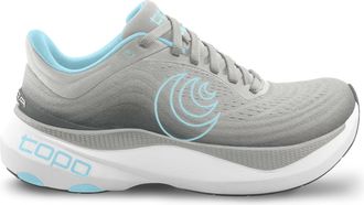 Topo Athletic Womens Aura Running Shoes In Grey/blue