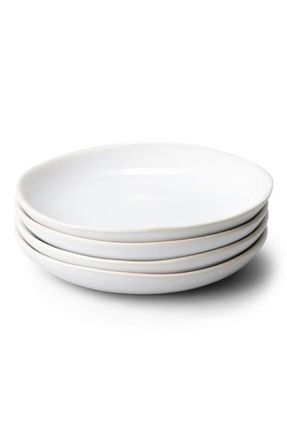 Fable Interiors The Little Set of 4 Plates in Pearl White at Nordstrom