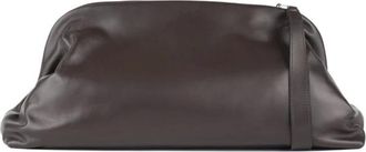 Alberta Ferretti Schoudertas van schapenvacht - Dames - Tassen - Bruin - Maat: ONE Size Zijde