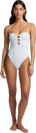 Onia Colette One-Piece in Sky/egret at Nordstrom, Size X-Small